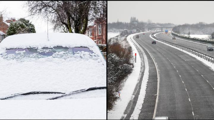 UK wakes up to snow as Arctic blast set to bring more bad weather and disruption