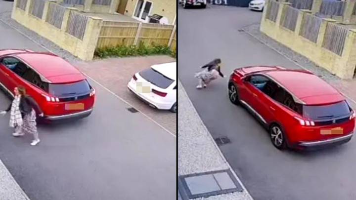 CCTV Captures Moment Mum Gets Home After 'Quick Friends Lunch' Turned Into Six Hours On Cocktails