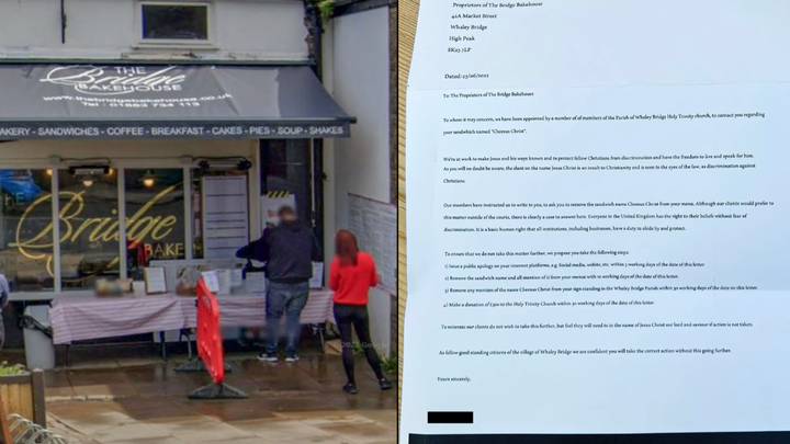 Bakery Threatened With Action Over Name Of Its 'Blasphemous' Sandwich By 'Christian Group'