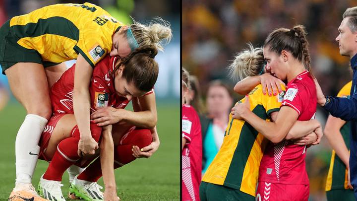 The Matildas praised for epic sportswomanship after win against Denmark at the World Cup