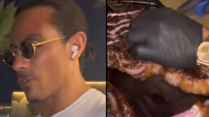 Salt Bae slammed as 'super disrespectful' as he's accused of talking on AirPods while cutting $600 steak