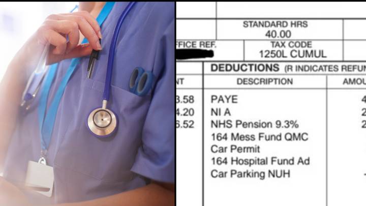 Doctor shares 'outrageous' full time pay slip breaking down exactly how much they earn