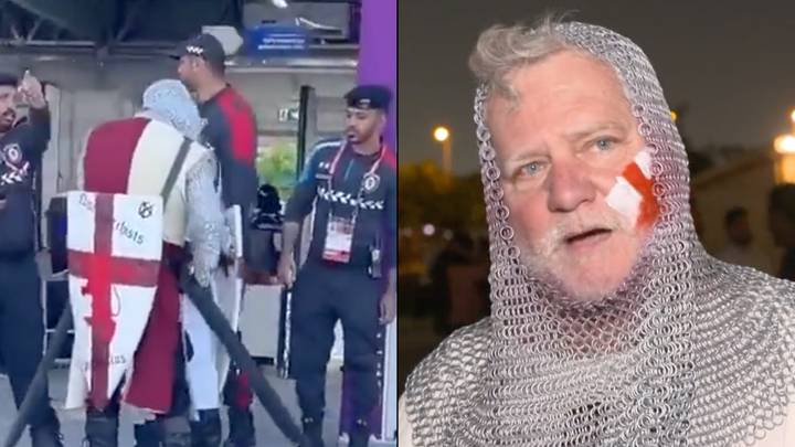 England fans banned from wearing crusader outfits at world cup because of historical context