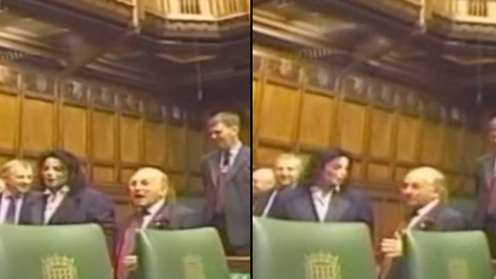 Michael Jackson was told off for trying to sit in the House of Commons