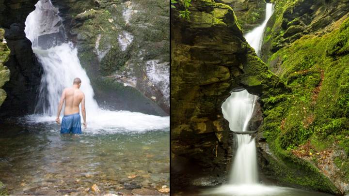The Little-Known UK Waterfall With Crystal Clear Water You Can Visit In The Heatwave For Less Than £8