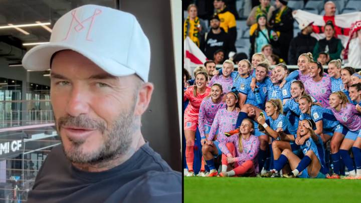 David Beckham cops huge criticism for referring to the England Women's team as 'girls'
