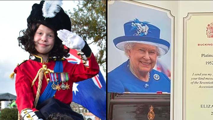 Little girl receives one of the Queen's final letters before her death