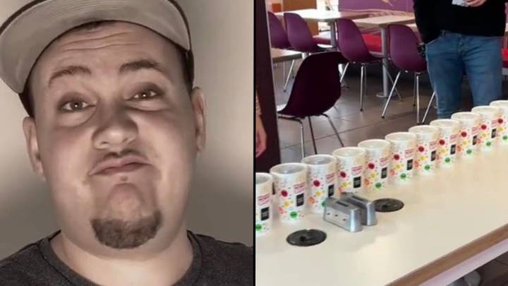 Lad buys 20 drinks in McDonald’s to see how easy it is to win money in new game