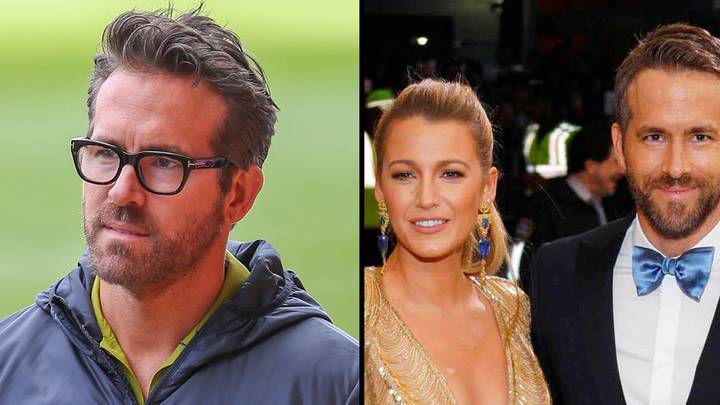 Ryan Reynolds shares awkward moment he had to shield wife Blake Lively from a 'half-naked' Wrexham star