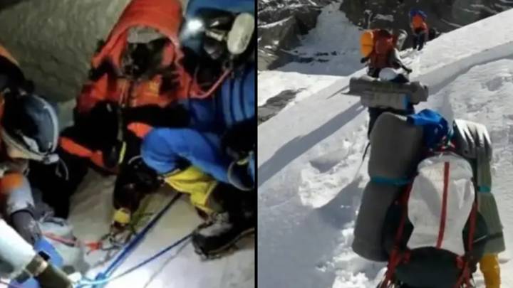 Woman almost dies in Everest death zone and refuses to pay $10,000 rescue fee to Sherpa who saved her