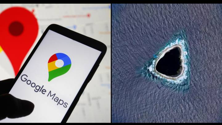 People baffled after discovering weird 'blacked out' island on Google Maps