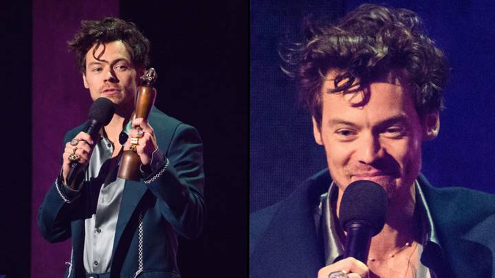 Harry Styles thanks his mum in incredible reaction to Brit awards win