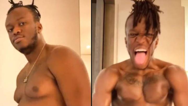 KSI shares before and after video showing incredible weight loss since January