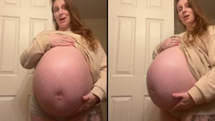 Pregnant Woman Shocks The Internet With Her Massive Baby Bump Despite Only Expecting One Child