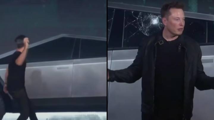 Elon Musk broke a Tesla Cybertruck window while proving how indestructible they were
