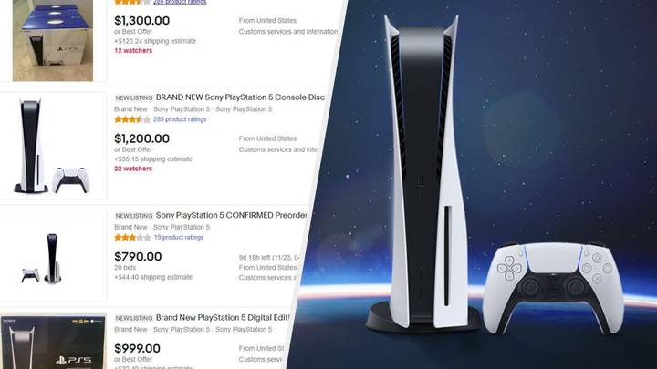 PlayStation 5 Consoles Already Being Sold On By Scalpers For Stupid Prices