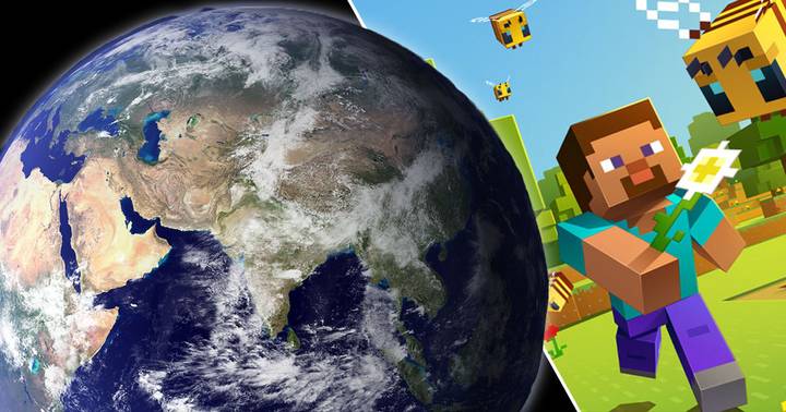 The Entire Earth Has Been Constructed To Scale In 'Minecraft' - GAMINGbible