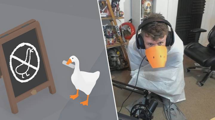 'Untitled Goose Game' Streamer Turns Himself Into A Human Goose Controller 