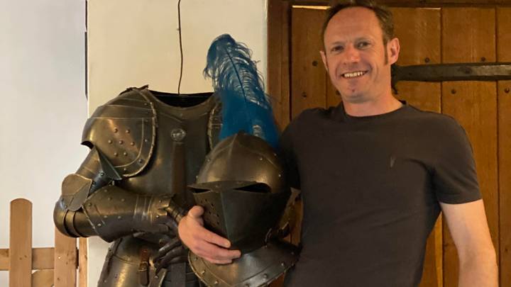 Wife Horrified After Husband Buys Four Stone Suit Of Armour On eBay