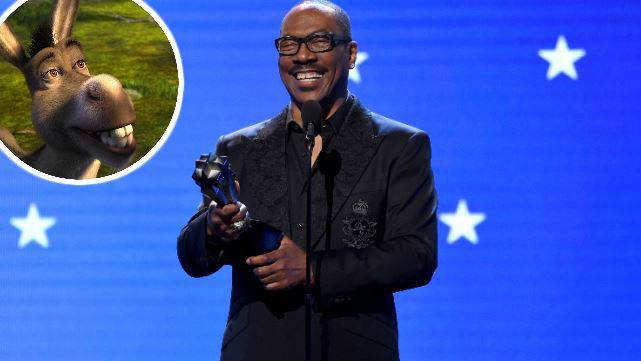 Eddie Murphy Reminds Critics' Choice Awards Of That Time He Played A Donkey