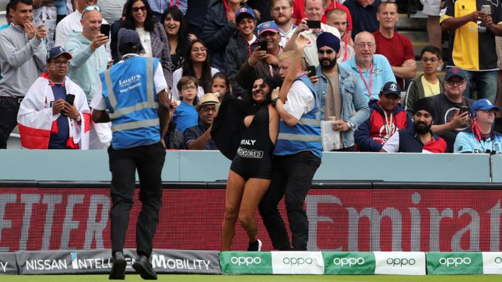 Pitch Invader At Cricket World Cup Final Believed To Be Porn Site Owner's Mum