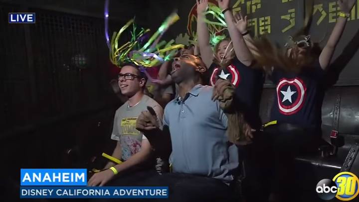 This Reporter's Reaction To A New Disneyland Ride Is The Best Thing You'll See All Day