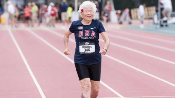 Super Gran Smashes World Record For 100 Metres Masters Sprint