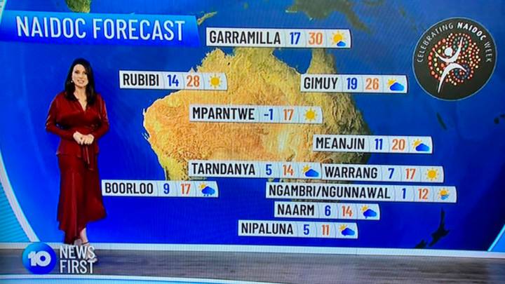 10 News Praised For Showing Australia's Capital Cities In Traditional Names For NAIDOC Week