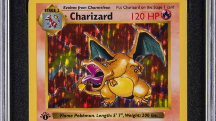 Rare Charizard Pokémon Card Already Has $160k Worth Of Bids At Auction