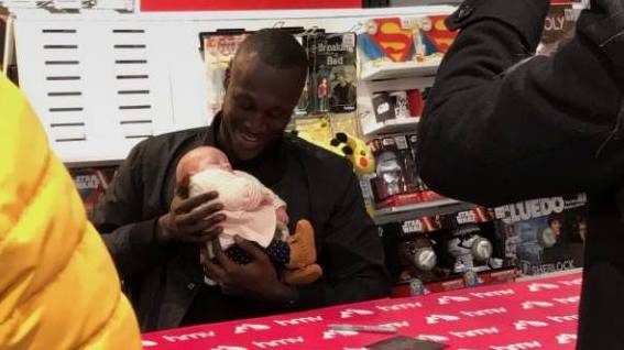 Someone Took Their Baby To Be Blessed By Stormzy