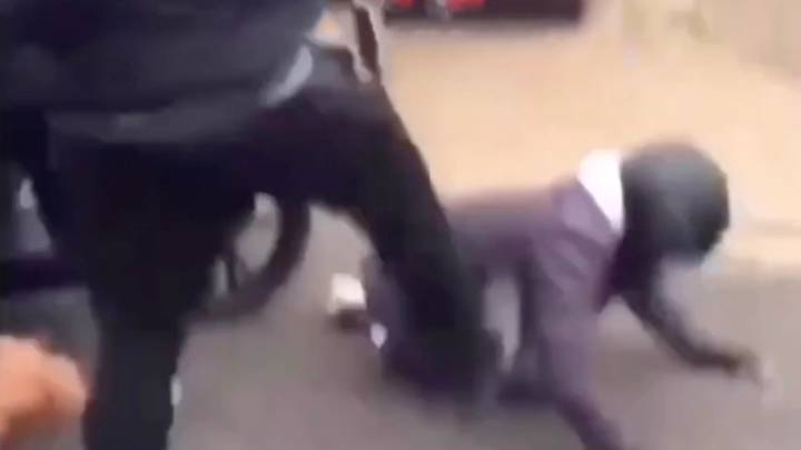 Horrific Footage Shows Delivery Driver Attacked By Gang Of Youths