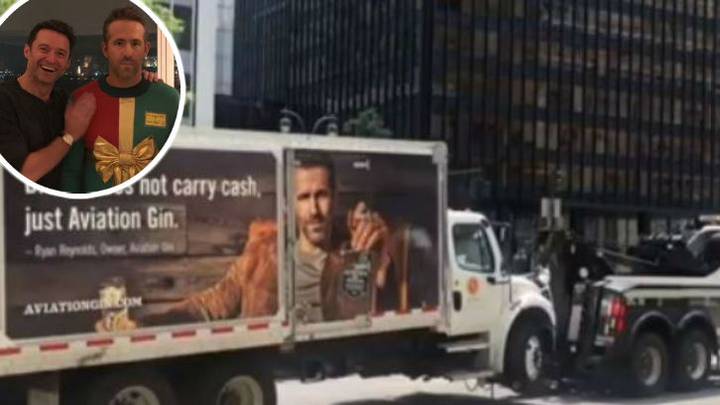 Hugh Jackman Mocks Ryan Reynolds As Company Truck Gets Towed