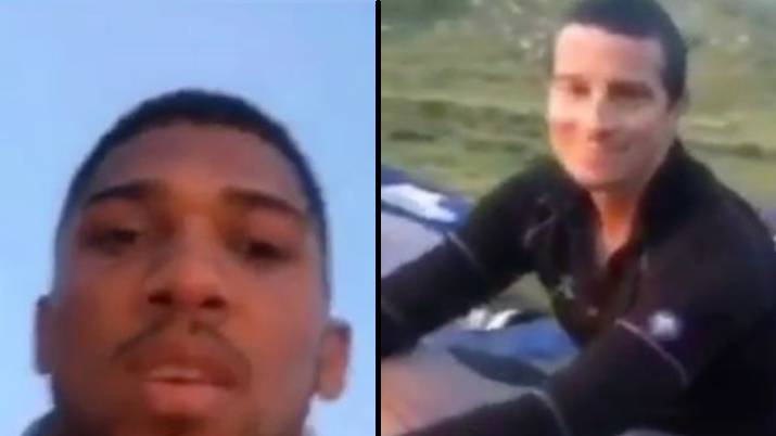 Anthony Joshua Is Camping Out With Bear Grylls 