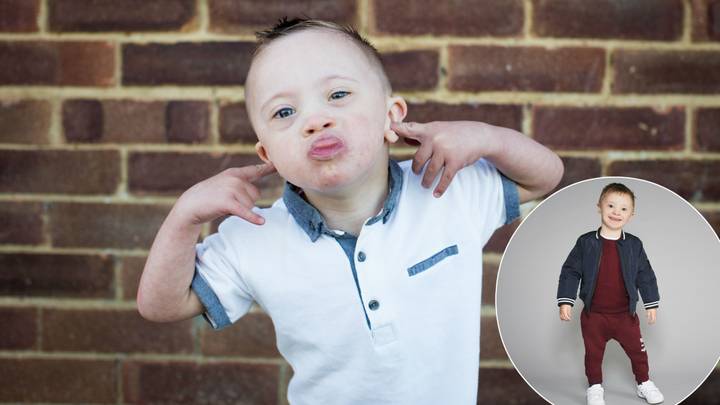 Little Boy With Down's Syndrome Nicknamed 'Smiley Riley' Has Landed Modelling Job