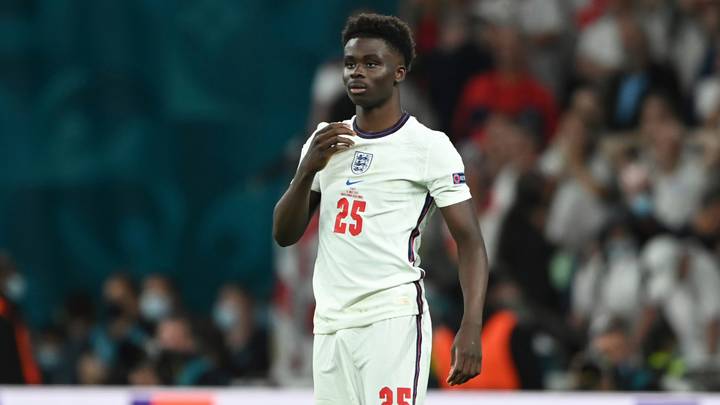 Bukayo Saka Speaks Out For First Time Following England's Defeat In Euro 2020 Final