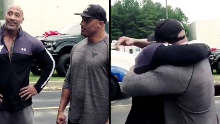 Dwayne Johnson Just Surprised His Stunt Double With A Brand New Car