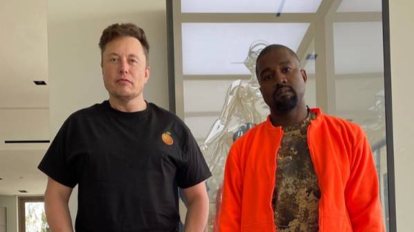Kanye West Shares Photo Of Himself And Elon Musk Hanging Out 