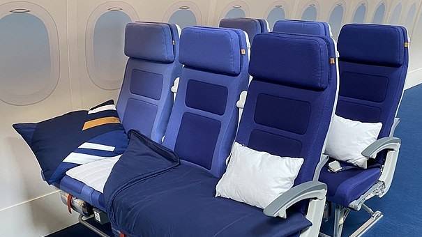 Lufthansa Allowing Passengers To Buy An Entire Aeroplane Row To Sleep Across