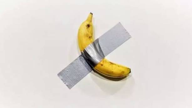 Artist Peels $120,000 Banana Off Gallery Wall And Eats It