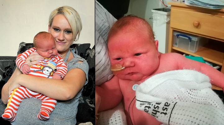 Mother Gives Birth To Huge Baby Weighing Over 12lbs