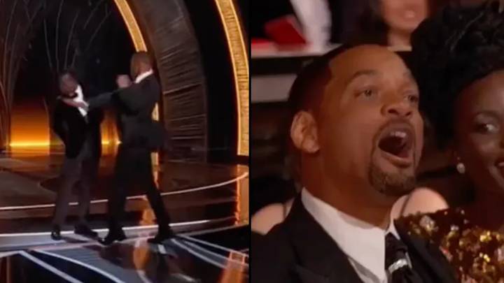 Will Smith Gets On Stage And Smacks Chris Rock After He Makes Joke About Wife Jada