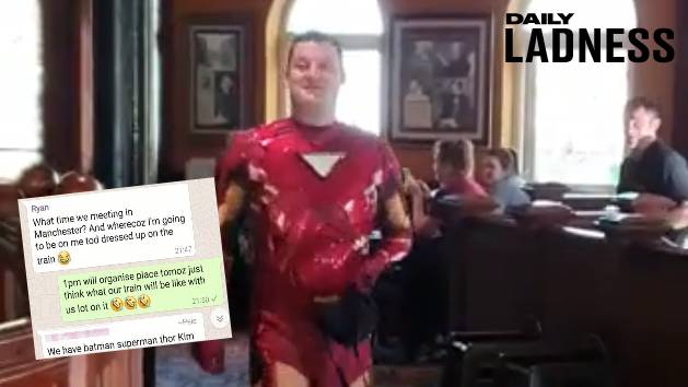​Blokes On Stag Do Trick Friend Into Rocking Up As Iron Man