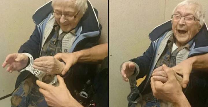 Ninety-Nine-Year-Old Woman Gets Arrested So She Can Tick It Off Her Bucket List