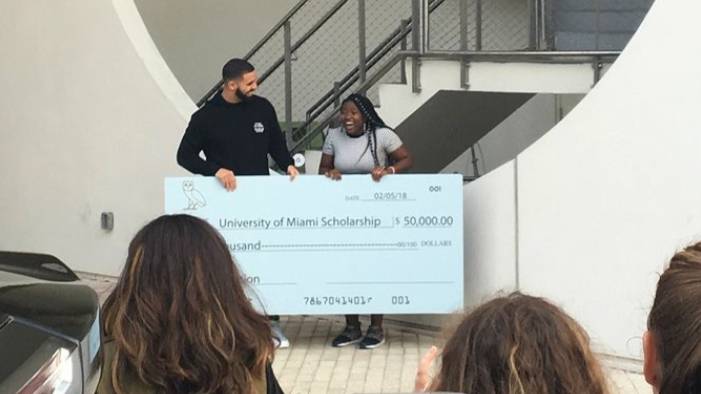 Student Who Received $50,000 Scholarship From Drake Graduates With Master's Degree
