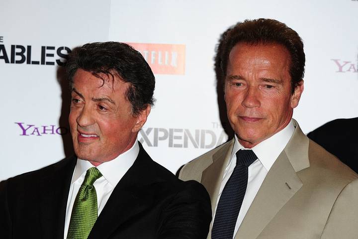 ​Sly Stallone And ​Arnold Schwarzenegger Hang Out On Christmas Day 
