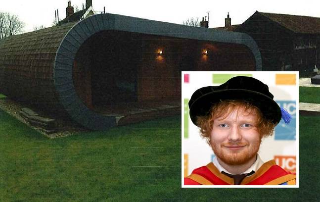 Ed Sheeran Has A Secret 'Hobbit-Hole' Recording Studio At The Back Of His Garden