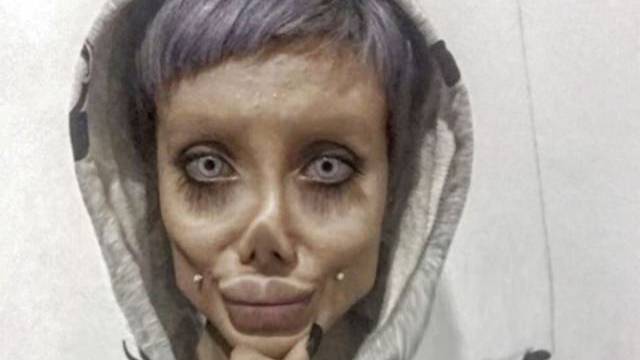 Iranian Angelina Jolie 'Zombie Lookalike' Is 'Jailed For Ten Years'