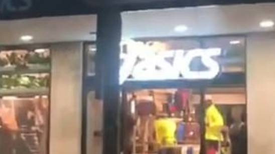 Hackers Play Porn On Big Screen At Asics Store For Two Hours