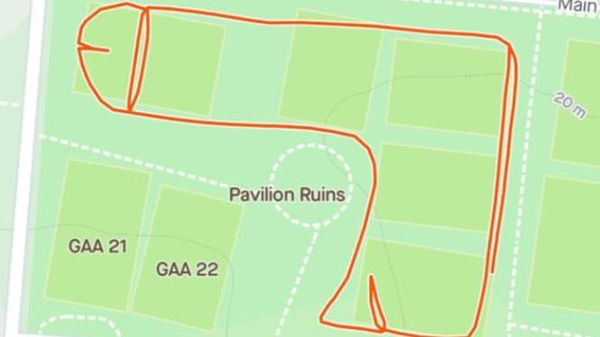 Man Raises Almost $2000 For Movember With Penis-Shaped Running Routes