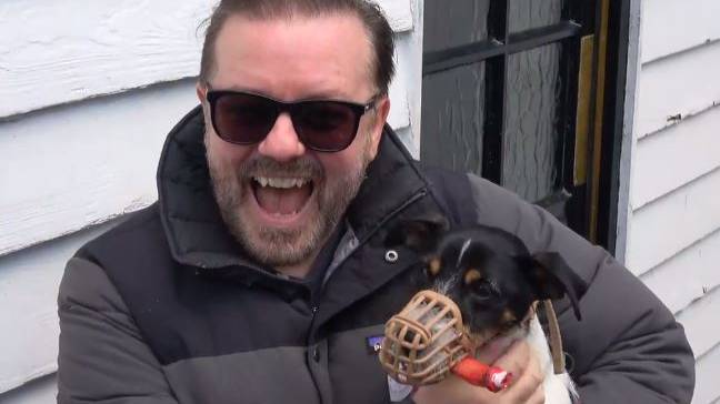 Ricky Gervais Attends Halloween Dogs Event In London 